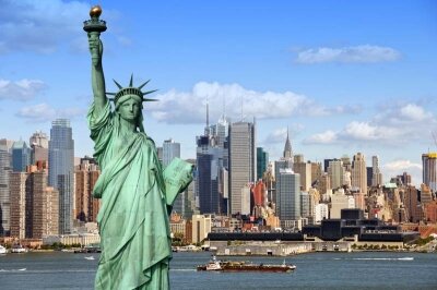 Фотообои Знаменитая Статуя Свободы в Нью-Йорке